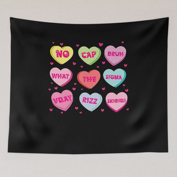 Item preview, Trendy Slang Conversation Hearts Valentine's Day designed and sold by MaudeGloria.