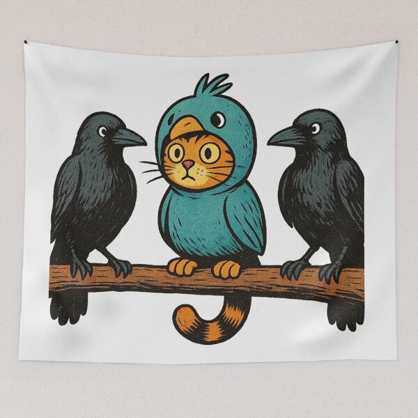 Item preview, Cat Trying To Fit In designed and sold by Planetporridge.
