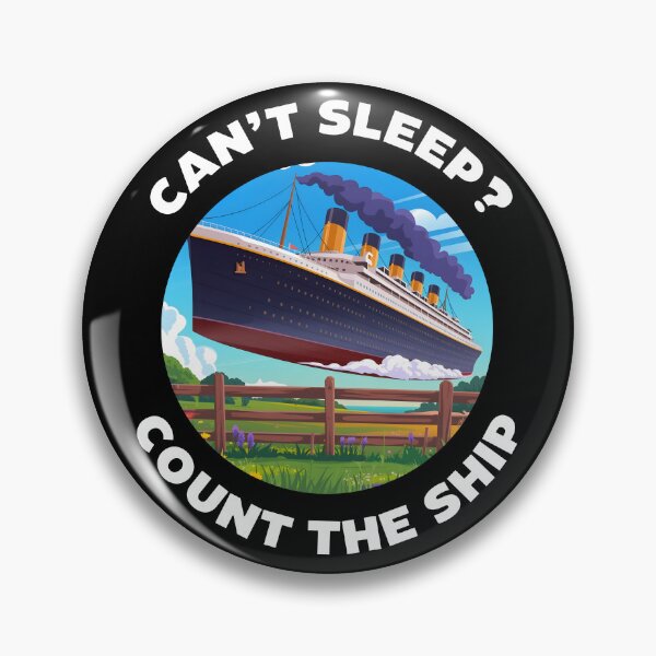 Item preview, Can't sleep? Count the ship designed and sold by KesekDesigns.