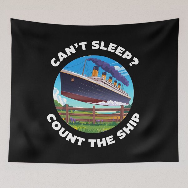 Item preview, Can't sleep? Count the ship designed and sold by KesekDesigns.