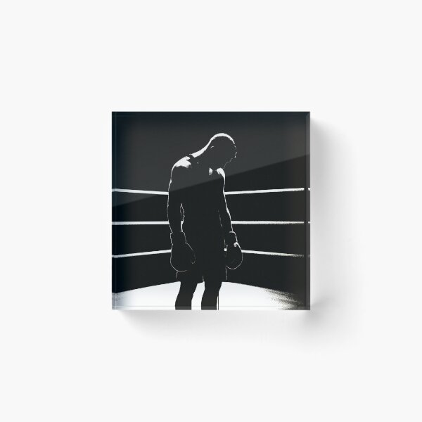 Artikelvorschau, Boxring-Silhouette Sportdrama entworfen und verkauft von Cine8.