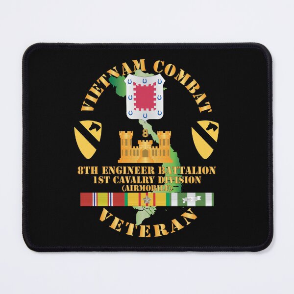 Item preview, Army - Vietnam Combat Cavalry Veteran w 8th Engineer Bn - 1st Cav Div X 300 designed and sold by Military Insignia Products.