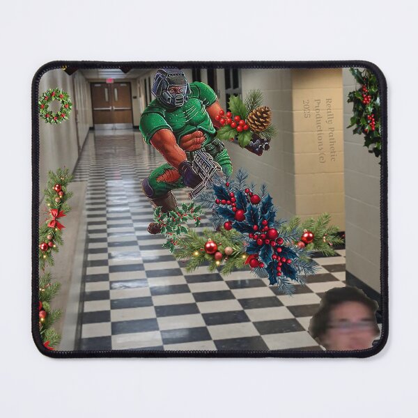 Item preview, The halls are hell but decked with holly designed and sold by reallypathetic.