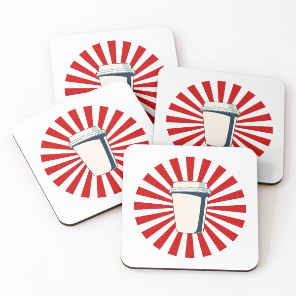 Item preview, Pop Art Coffee Cup T-Shirt Takeaway Caffeine Retro Energy Gift designed and sold by BeanNTee.