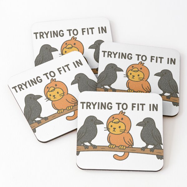 Item preview, Trying To Fit In designed and sold by Planetporridge.
