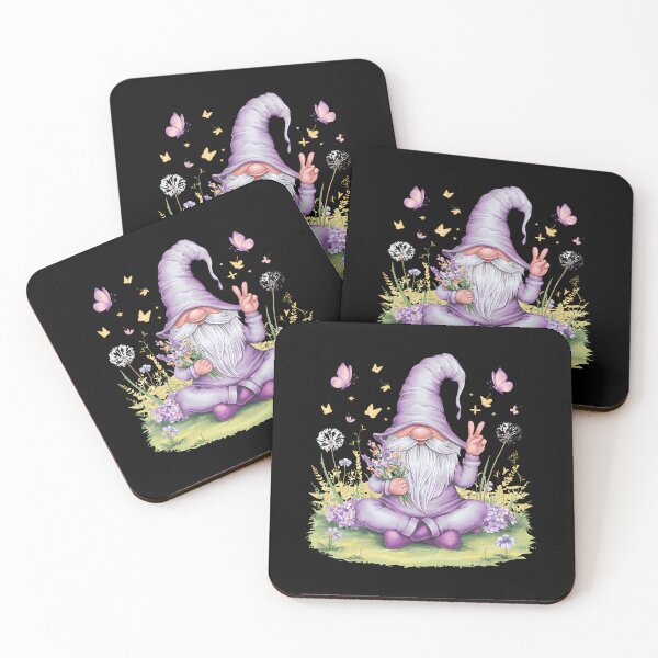 Item preview, Peaceful Garden Gnome With Flowers And Butterflies designed and sold by MicheleDanita.