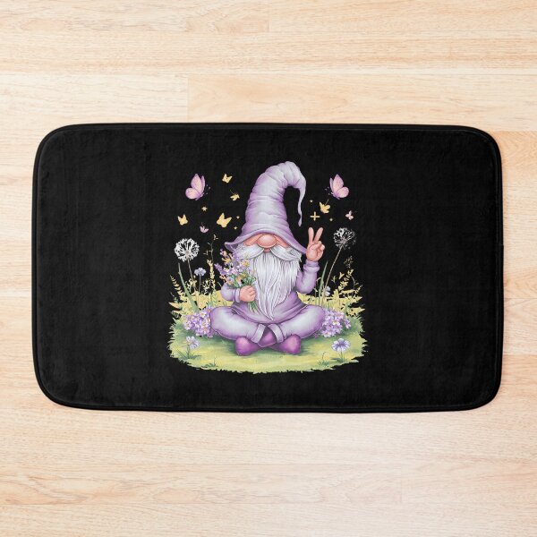 Item preview, Peaceful Garden Gnome With Flowers And Butterflies designed and sold by MicheleDanita.