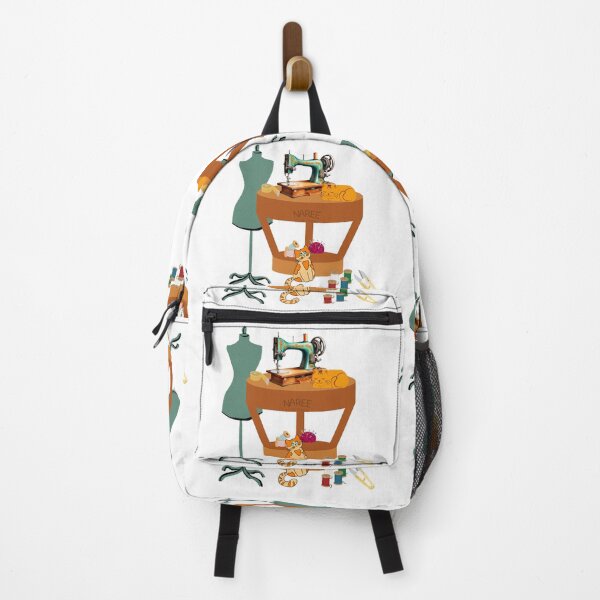 Item preview, Vintage Sewing Machine & Sleepy Cat. designed and sold by KittenAndCo.