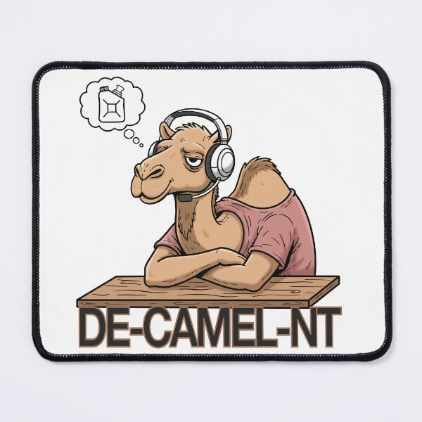 Item preview, Lazy Camel Gamer with Headset designed and sold by holywarter.
