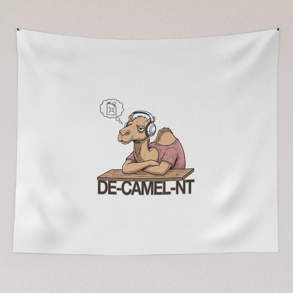 Item preview, Lazy Camel Gamer with Headset designed and sold by holywarter.