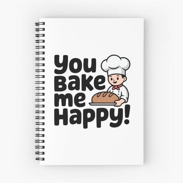 Item preview, You Bake Me Happy! Cute Bakers Pun designed and sold by PMCreative.