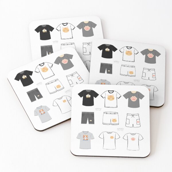 Item preview, Cute Cat Faces & Pat Prints designed and sold by KittenAndCo.