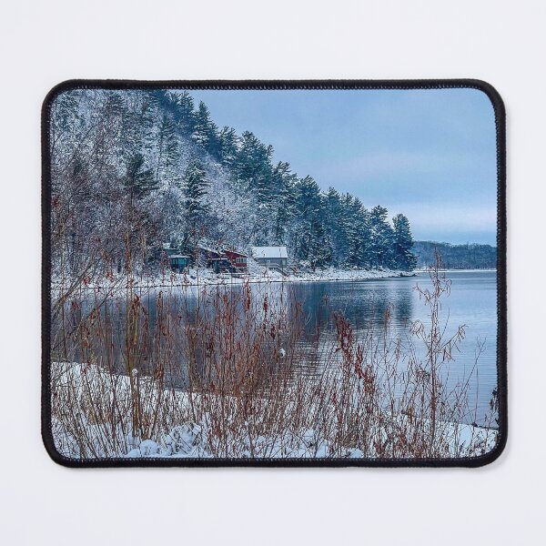Item preview, Devils Lake in Winter — Snowy Wisconsin Wilderness Landscape Photography designed and sold by aadventures.