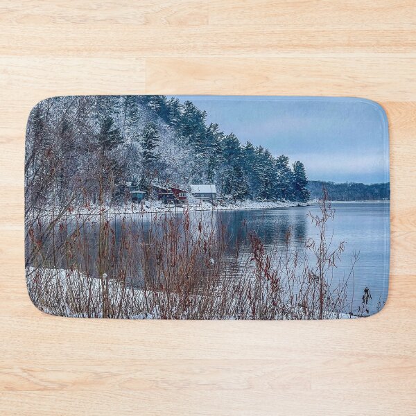 Item preview, Devils Lake in Winter — Snowy Wisconsin Wilderness Landscape Photography designed and sold by aadventures.