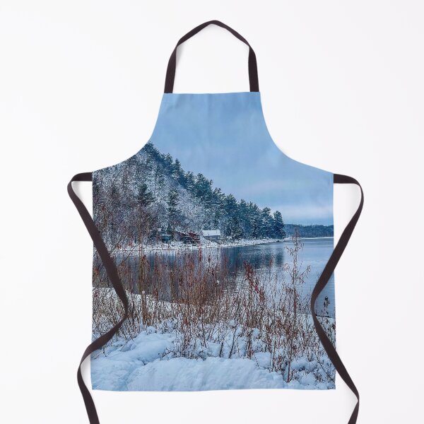 Item preview, Devils Lake in Winter — Snowy Wisconsin Wilderness Landscape Photography designed and sold by aadventures.