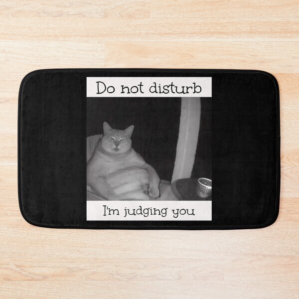 Item preview, Do Not Disturb I'm Judging You Brainrot Meme  designed and sold by Pawrizzma POD.