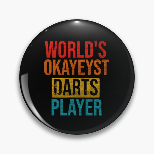Artikelvorschau, World’s Okayest Darts Player – Funny Dart Player Humor Design entworfen und verkauft von TheØche.