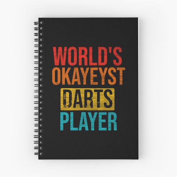 Artikelvorschau, World’s Okayest Darts Player – Funny Dart Player Humor Design entworfen und verkauft von TheØche.