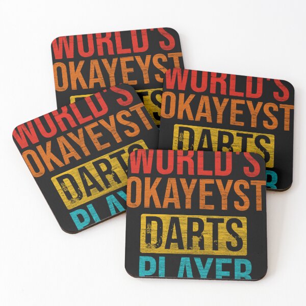 Item preview, World’s Okayest Darts Player – Funny Dart Player Humor Design designed and sold by TheØche.