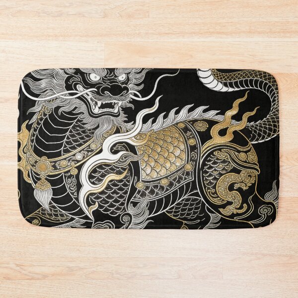 Item preview, Divine Golden Qilin & Dragon Black Lacquer Style designed and sold by zzz888.