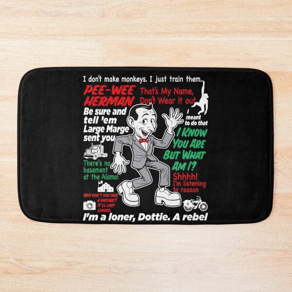 Item preview, Pee Wee Herman Caricature Quotes Dks designed and sold by Alema Art.