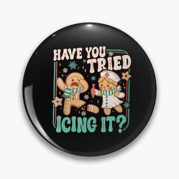 Item preview, Have You Tried Icing It Funny Gingerbread Christmas  designed and sold by JEFDodsonArt.