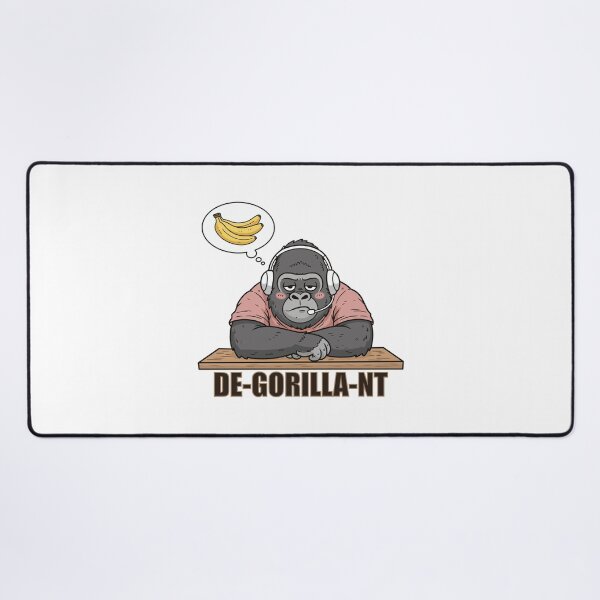 Item preview, Lazy Gorilla Gamer with Headset designed and sold by holywarter.