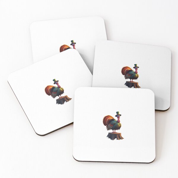 Item preview, A smiling turkey wearing a pilgrim hat saying “Gobble Gobble!” designed and sold by STICKERS FOR SALE NOW.