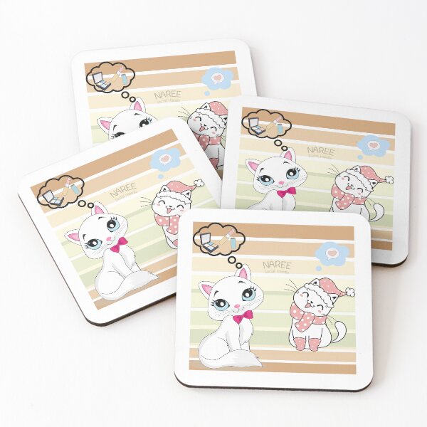 Item preview, Kawaii Cute Cats | Makeup & Winter designed and sold by KittenAndCo.