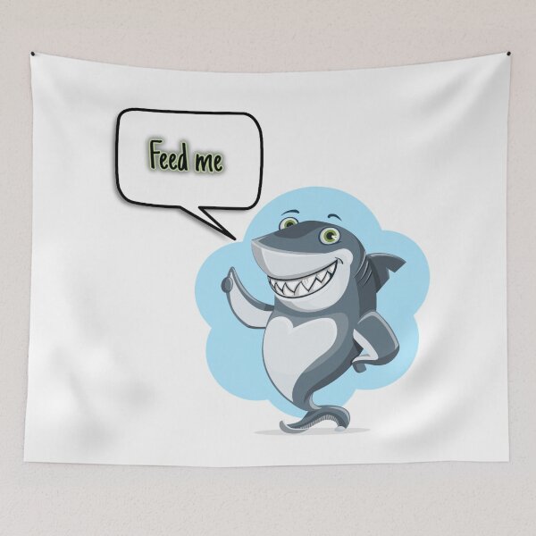 Item preview, Feed me ( hungry shark ) designed and sold by Nesro34.