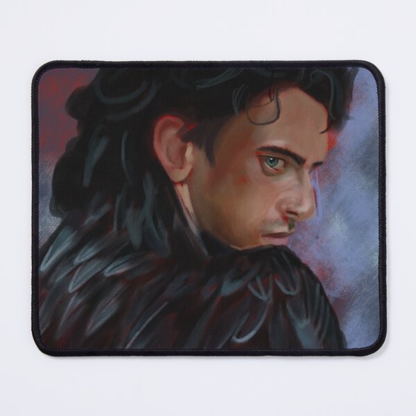Item preview, Dark Winged Guardian – Dramatic Fantasy Portrait designed and sold by jassoart.