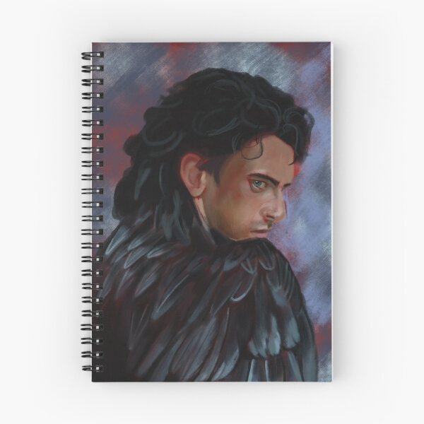 Item preview, Dark Winged Guardian – Dramatic Fantasy Portrait designed and sold by jassoart.