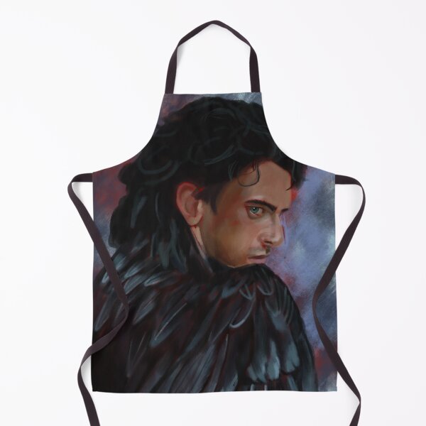 Item preview, Dark Winged Guardian – Dramatic Fantasy Portrait designed and sold by jassoart.