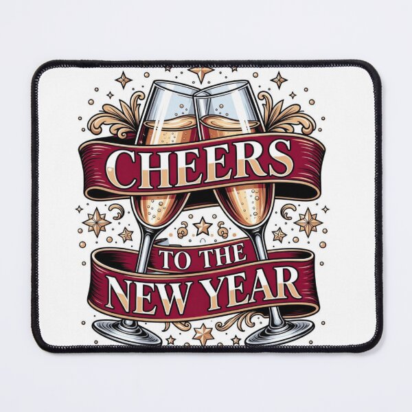Item preview, New Year's Champagne T-Shirt, Premium Ornate Toast Graphic, Celebration Holiday Apparel designed and sold by YMLux.
