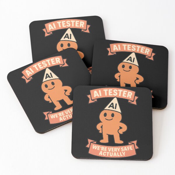 Item preview, AI Tester We’re Very Safe Actually Funny Tech Design designed and sold by TeeTimeTreasure.