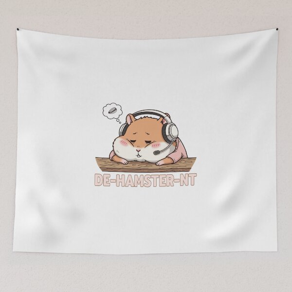 Item preview, Lazy Hamster Listening to Music designed and sold by holywarter.