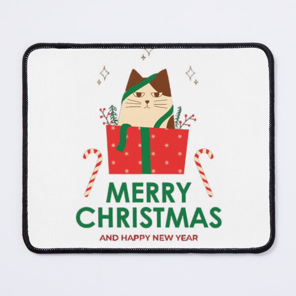 Item preview, Grumpy Cat Christmas Gift Box Design - Funny Holiday Merch designed and sold by Magounette.