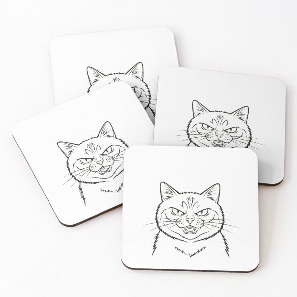 Item preview, Angry Cat. designed and sold by Kawaii Kraftz.