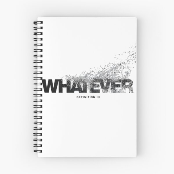Item preview, Disintegrating WHATEVER Typographic Dust Effect designed and sold by Evan-Tees.