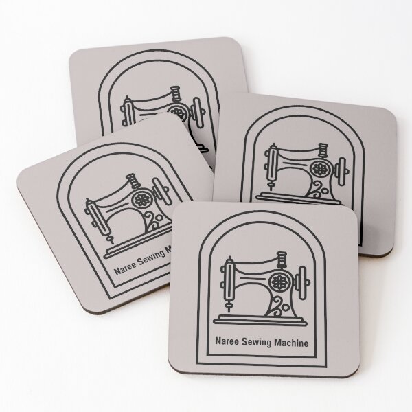Item preview, Vintage Sewing Machine Logo / Naree Sewing Machine designed and sold by KittenAndCo.
