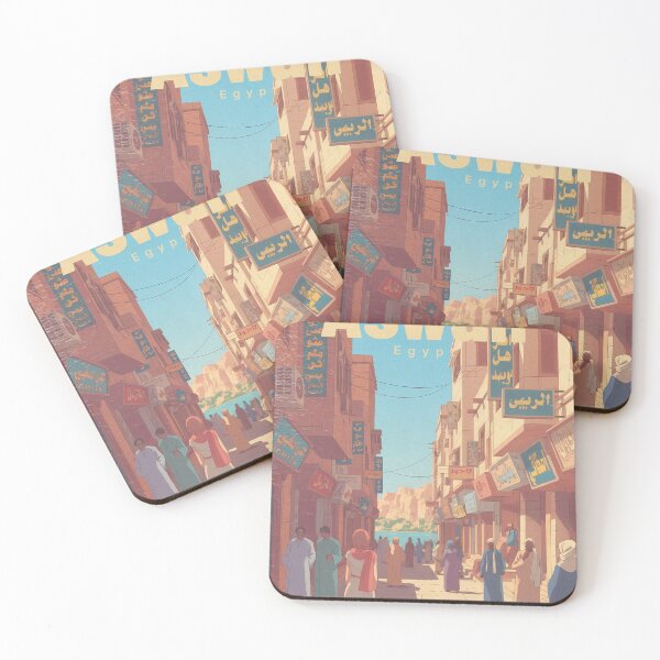 Item preview, Urban Pastel Perspective of Abu Simbel Temples designed and sold by JacksoonLester.