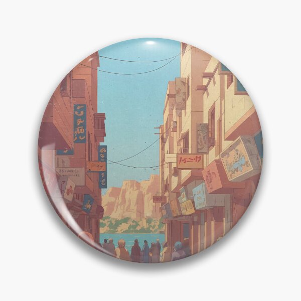 Item preview, Urban Pastel Perspective of Abu Simbel Temples designed and sold by JacksoonLester.