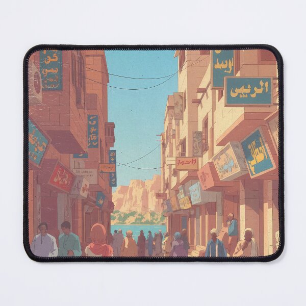 Item preview, Urban Pastel Perspective of Abu Simbel Temples designed and sold by JacksoonLester.