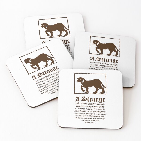 Item preview, Black Shuck "A Strange and Terrible Wonder" - East Anglian Folk Lore (dark brown) designed and sold by Larkwort.