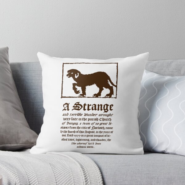 Item preview, Black Shuck "A Strange and Terrible Wonder" - East Anglian Folk Lore (dark brown) designed and sold by Larkwort.