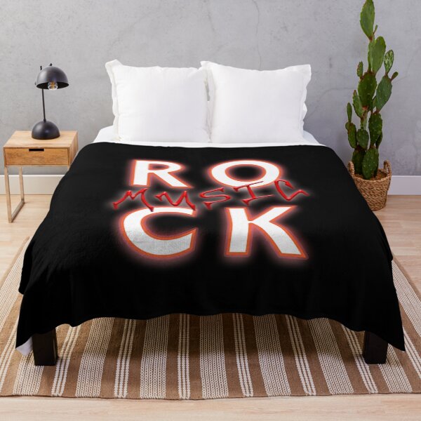 Item preview, Rock | Music | red | white | 2025 designed and sold by aloresarts.