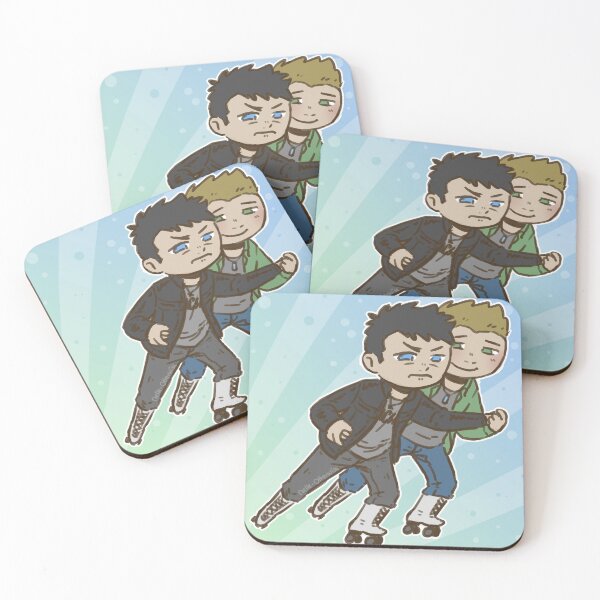 Item preview, Destiel roller skate date designed and sold by Melle-OtterWise.