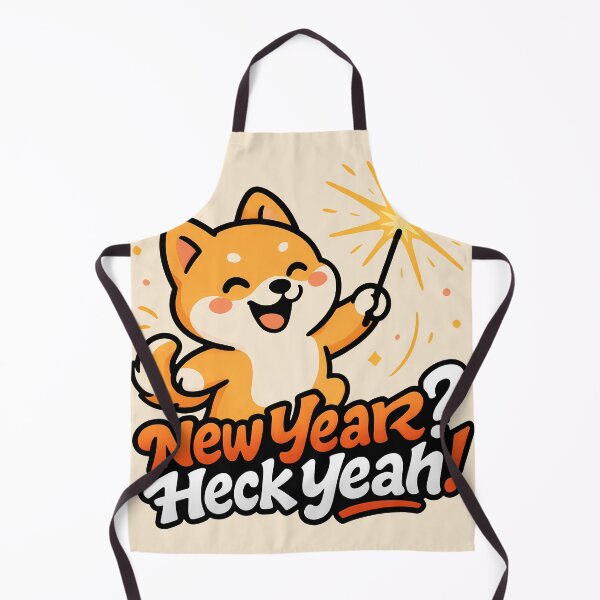 Item preview, New Year Dog – Heck Yeah! Cute Shiba Celebration designed and sold by Parallel Fold.