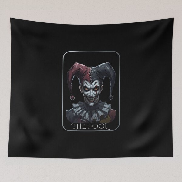 Item preview, The Fool – Dark Jester Tarot Card designed and sold by Fradikal.