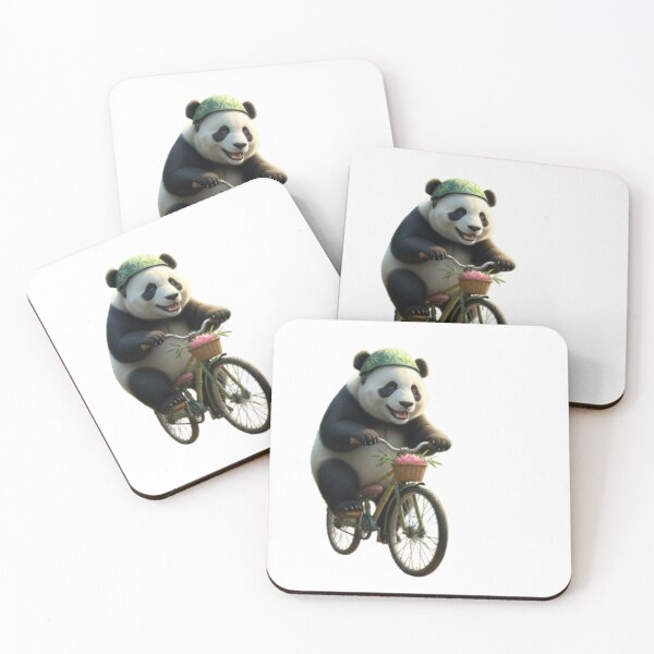 Aperçu de l'œuvre un panda qui fait du velo créée et vendue par cyrille68.